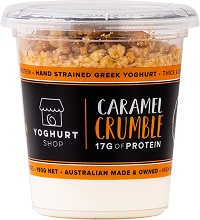 The Yoghurt Shop Caramel Crumble Yoghurt 190g